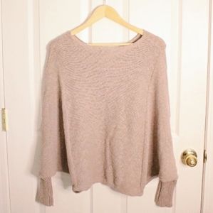 Oversize Off the Shoulder Slochy Sweater